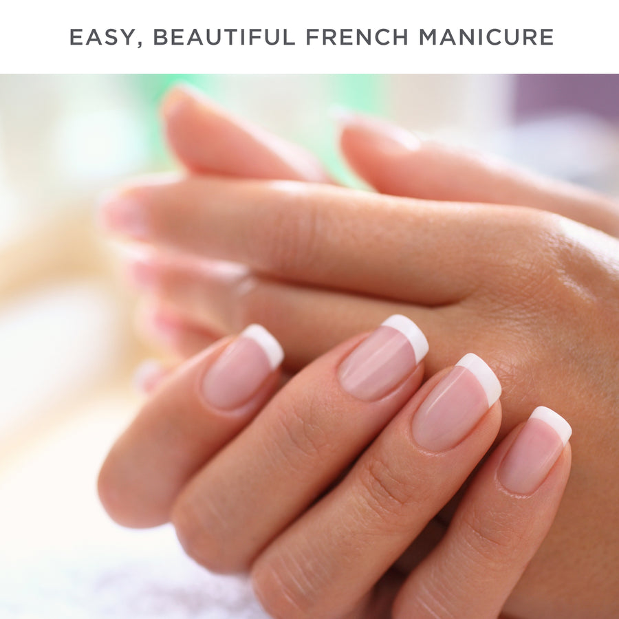 Manicure French Manicure Nail Polish Paint Stock Photo 739157047 |  Shutterstock