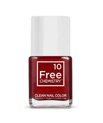 Red Ruby Beauty CLEAN Nail Polish - 10 Free Life | Nontoxic, Vegan, Cruelty-Free